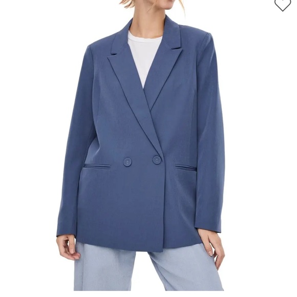 Aware by VERO MODA Oversize Blazer - Vintage Indigo- size 6 - Picture 1 of 9